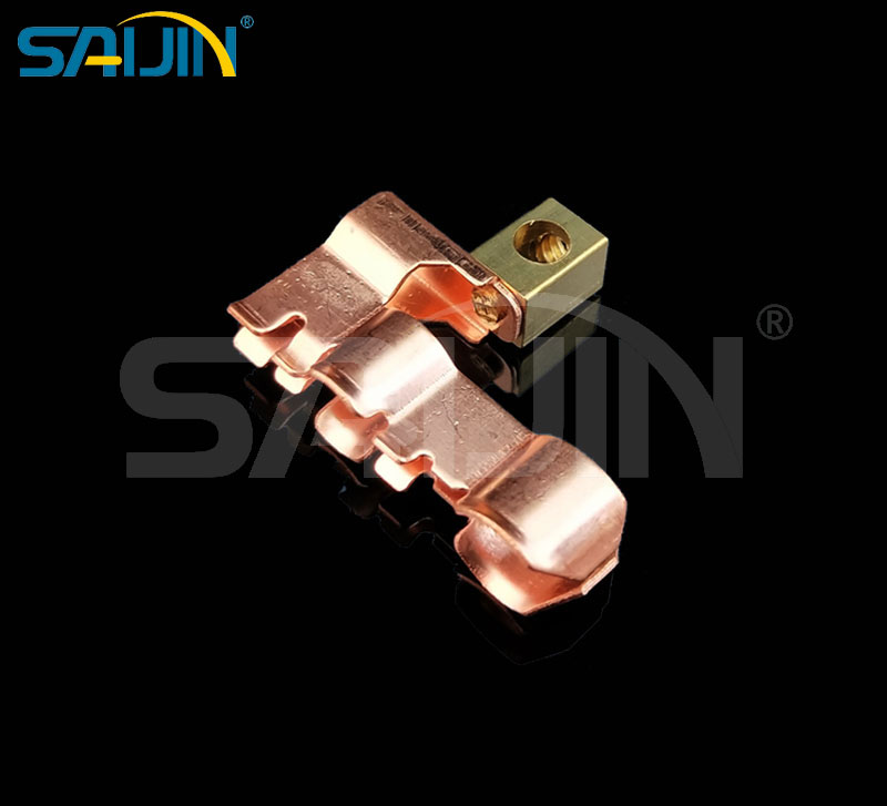 插座插口金属接触件紫铜磷铜冲压件铆接铜块铜粒端子